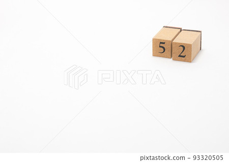 Wood block number 52 93320505