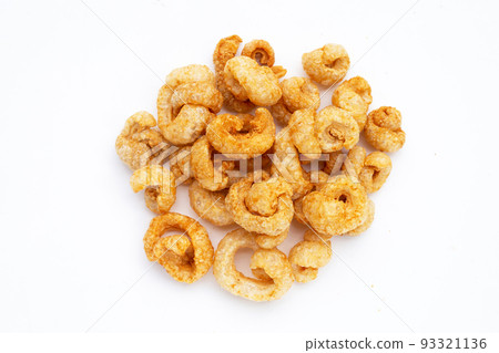 Crispy pork rinds or pork snack. Crispy pork rinds or pork snack. 93321136