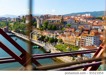 View of Portugalete from Vizcaya Bridge 93321954
