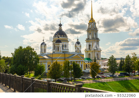 Spaso-Preobrazhensky Cathedral in provincial town of Rybinsk. Russia 93322060