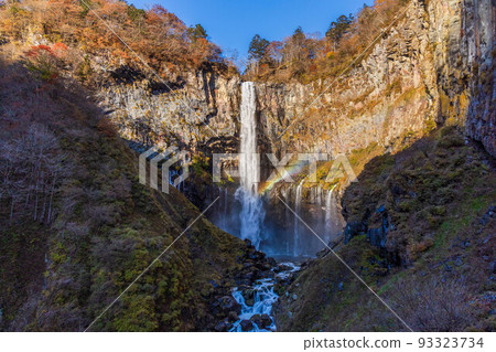 One of the best tourist destinations in Japan Autumn in Oku-Nikko Kegon Falls (Japan's top three waterfalls) 93323734