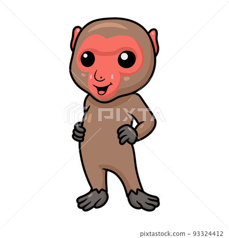 animal, cartoon, monkey 93324412