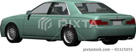 Original car cutout image illustration that does not require the manufacturer's license 93325055