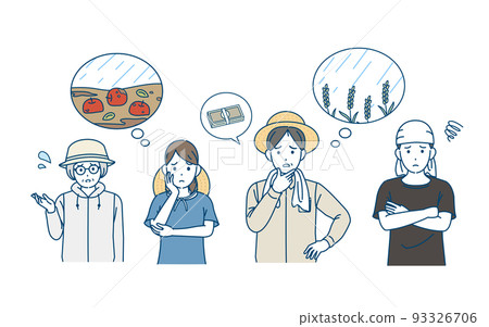 受自然災害困擾農民債務颱風大雨農業耕作失敗例證 93326706