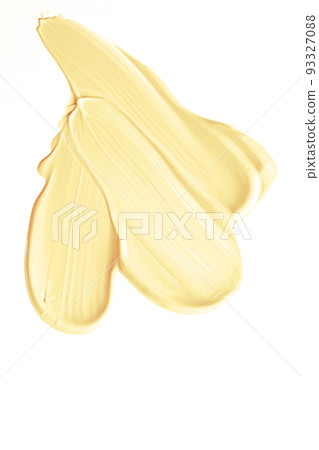 Pastel orange beauty swatch, skincare and makeup cosmetic product sample texture isolated on white background, make-up smudge, cream cosmetics smear or paint brush stroke closeup Pastel orange beauty swatch, skincare and makeup cosmetic product sample texture isolated on white background, make-up smudge, cream cosmetics smear or paint brush stroke closeup 93327088