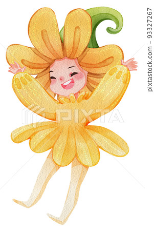 Fairy tale forest wonderland watercolor icon png 93327267