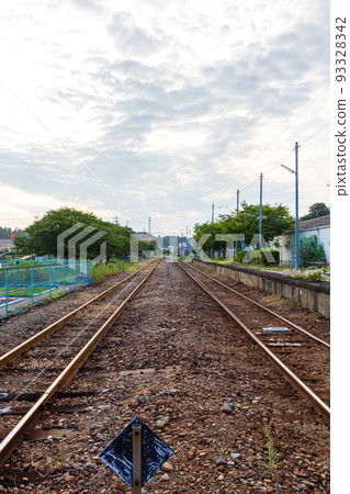 靜岡縣掛川市櫻木天龍濱名湖鐵道及沿線風景 93328342