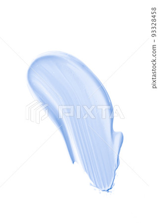 Pastel blue beauty swatch, skincare and makeup cosmetic product sample texture isolated on white background, make-up smudge, cream cosmetics smear or paint brush stroke closeup Pastel blue beauty swatch, skincare and makeup cosmetic product sample texture isolated on white background, make-up smudge, cream cosmetics smear or paint brush stroke closeup 93328458