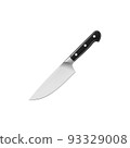 Kitchen knife on white background vector 93329008