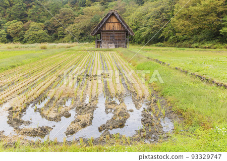 Shirakawa-go Gassho-zukuri World Cultural Heritage Hida Takayama late summer 93329747