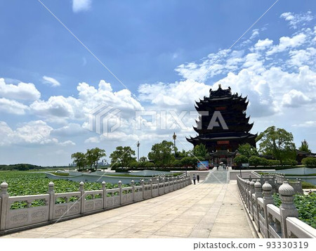 仲夏中國蘇州重元寺和蓮花池 仲夏中國蘇州重元寺和蓮花池 93330319