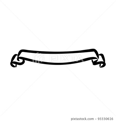 Vector hand drawn illustration of old scrolls in vintage engraved style. isolated on white background. Vector hand drawn illustration of old scrolls in vintage engraved style. isolated on white background. 93330616