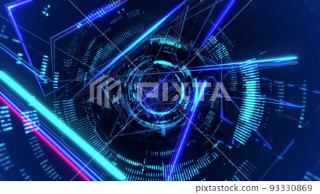 Electronics high-tech background 93330869