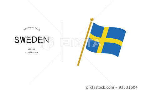 Sweden flag icon vector illustration 93331604