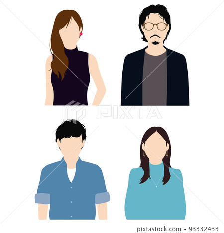 person silhouette ⑩ 93332433