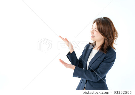 商務推薦女性白底 93332895