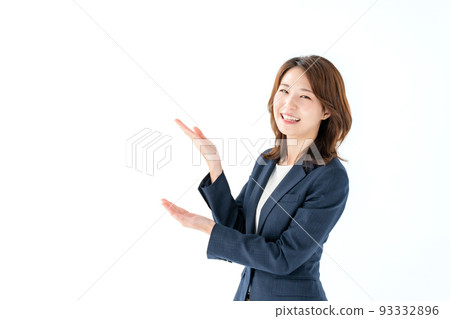 商務推薦女性白底 93332896