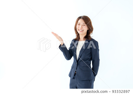 商務推薦女性白底 93332897