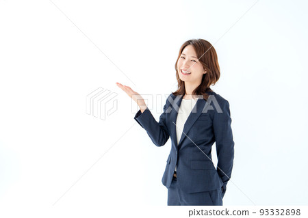 商務推薦女性白底 93332898