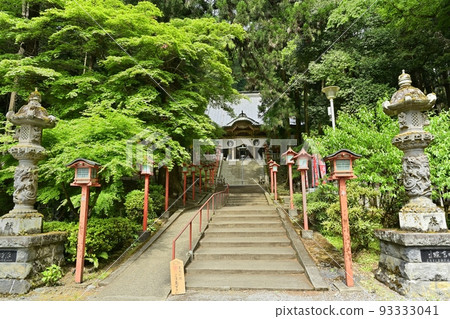 Stone steps leading to the main hall of Izuruyama Manganji Temple in Tochigi City Stone steps leading to the main hall of Izuruyama Manganji Temple in Tochigi City 93333041