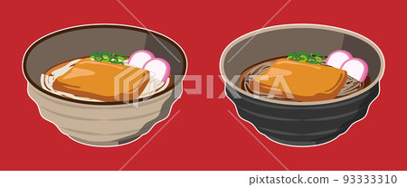 Kitsune 烏冬面和 Kitsune 蕎麥麵套餐(白邊) Kitsune 烏冬面和 Kitsune 蕎麥麵套餐(白邊) 93333310