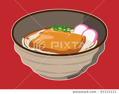 狐狸烏冬面(白邊) 狐狸烏冬面(白邊) 93333313