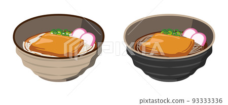 Set of kitsune udon and kitsune soba Set of kitsune udon and kitsune soba 93333336
