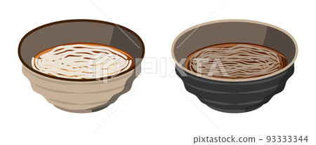 Set of plain udon and plain soba Set of plain udon and plain soba 93333344
