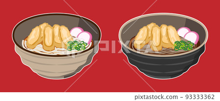 Goboten udon/goboten soba set (with white border) 93333362