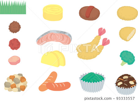 Lunch box ingredients _ set 93333557