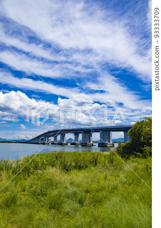 Lake Biwa in the summer Lake Biwa in the summer 93333709