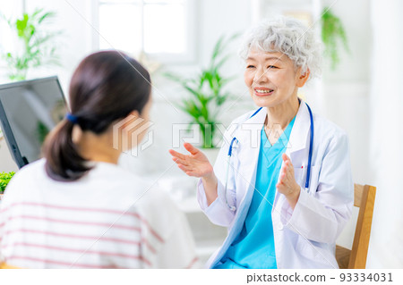 Medical examination female doctor 93334031