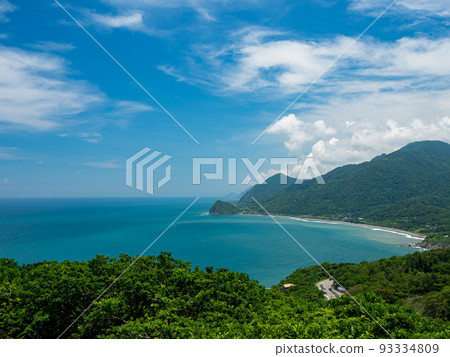 East coast of Taiwan with amazing ocean and mountain views in Hualien, Taiwan. East coast of Taiwan with amazing ocean and mountain views in Hualien, Taiwan. 93334809