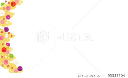 bg素材-花卉圖案日式3 bg素材-花卉圖案日式3 93335304