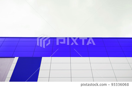 aluminum panels of building 93336068