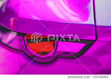 Closeup headlights of car 93336069