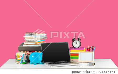 Modern creative workspace. Modern creative workspace. 93337374