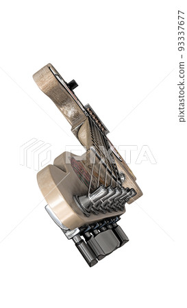 electric guitar isolated on white 93337677