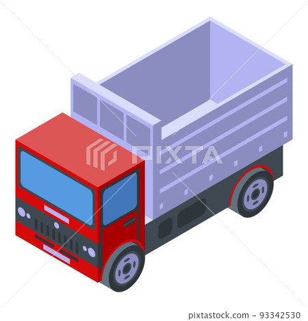 Big tipper icon, isometric style Big tipper icon, isometric style 93342530