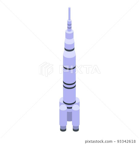 Missile attack icon, isometric style Missile attack icon, isometric style 93342618
