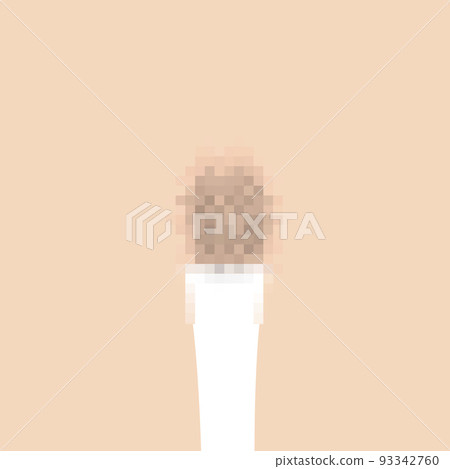 Female pubic hair, pubic hair. With mosaic processing. 93342760