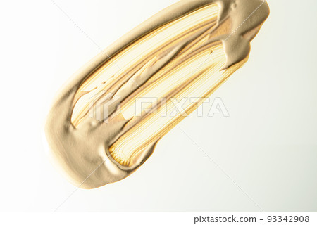 Color sample that doubles as a cream foundation material 93342908