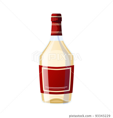 liquor bottle cartoon vector illustration 93343229