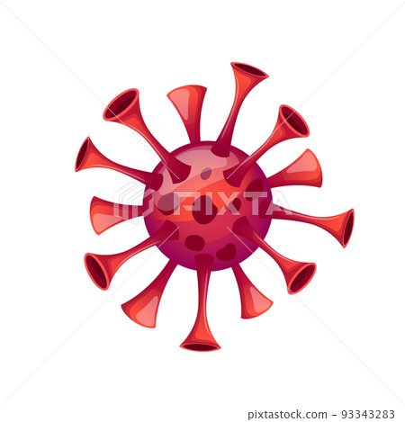 virus flu cartoon vector illustration virus flu cartoon vector illustration 93343283