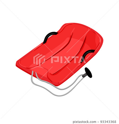 hill sled snow cartoon vector illustration hill sled snow cartoon vector illustration 93343368