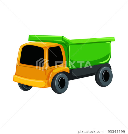 car sand toy cartoon vector illustration 93343399
