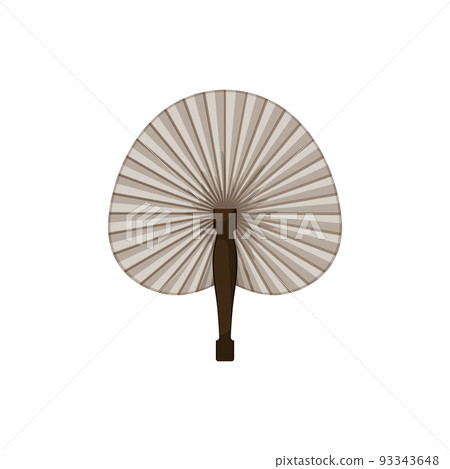 paper hand fan cartoon vector illustration paper hand fan cartoon vector illustration 93343648