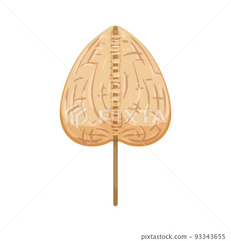 decoration hand fan folding cartoon vector illustration decoration hand fan folding cartoon vector illustration 93343655