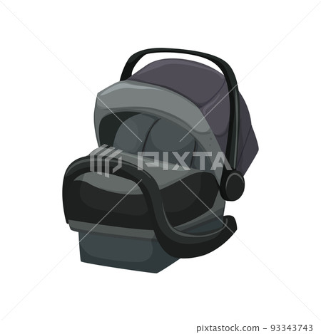 child baby car seat cartoon vector illustration child baby car seat cartoon vector illustration 93343743