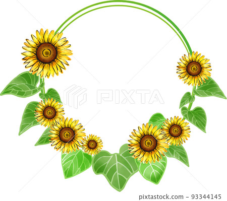 Sunflower frame 93344145